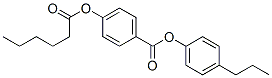 CAS 登录号：52811-80-0， 4-丙基苯基 4-[(1-氧代己基)氧基]苯甲酸酯