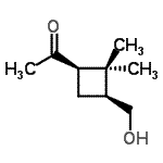CAS 登录号：528560-17-0， 1-[(1R,3S)-3-(羟基甲基)-2,2-二甲基环丁基]乙酮