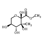 CAS 登录号：528584-67-0， 3-C-甲基-alpha-L-吡喃山梨糖醛酸甲酯