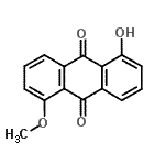 CAS#: 52869-21-3, 1-Hydroxy-5-Methoxy-9,10-Anthraquinone