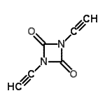 CAS#: 528871-28-5, 1,3-Diethynyl-1,3-Diazetidine-2,4-Dione