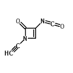 CAS#: 528871-29-6, 1-Ethynyl-3-isocyanato-2(1H)-azetone