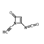 CAS#: 528871-30-9, 1-Ethynyl-4-isocyanato-2(1H)-azetone