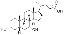 CAS 登录号：52918-92-0， 鹅去氧胆酸-24-13C