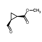 CAS 登录号：52920-01-1， 甲基(1R,2S)-2-甲酰基环丙烷羧酸酯