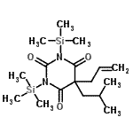 CAS#: 52937-70-9, 5-Allyl-5-Isobutyl-1,3-Bis(Trimethylsilyl)-2,4,6(1H,3H,5H)-Pyrimidinetrione