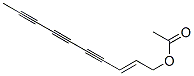 CAS 登录号：52940-10-0， (E)-2-癸烯-4,6,8-三炔-1-醇乙酸酯