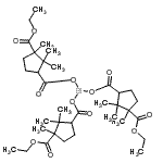 CAS#: 52951-37-8, O3-bis[(3-ethoxycarbonyl-2,2,3-trimethyl-cyclopentanecarbonyl)oxy]bismuthanyl O1-ethyl 1,2,2-trimethylcyclopentane-1,3-dicarboxylate