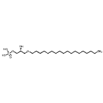 CAS 登录号：52977-29-4， (2R)-2-羟基-3-(十八烷氧基)丙基磷酸二氢酯
