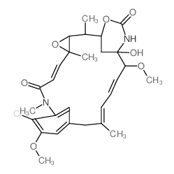 CAS 登录号：52978-28-6， (2E)-3-去[2-[乙酰基(甲基)氨基]-1-氧代丙氧基]-2,3-二去氢美登素