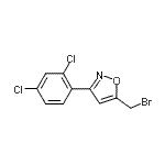 CAS#: 5301-00-8, 5-(Bromomethyl)-3-(2,4-Dichlorophenyl)-1,2-Oxazole