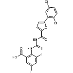 CAS 登录号：530131-33-0， 2-({[5-(2,5-二氯苯基)-2-糠酰]硫代氨基甲酰}氨基)-3,5-二碘苯甲酸