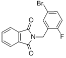CAS 登录号：530141-44-7， N-(5-溴-2-氟苄基)邻苯二甲酰亚胺