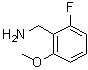 CAS 登录号：53059-31-7， 1-(2-氟-6-甲氧基苯基)甲胺