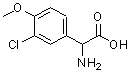 CAS#: 53091-63-7, Amino(3-Chloro-4-Methoxyphenyl)Acetic Acid