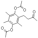 CAS#: 53101-69-2, 4-(2,5-Bis(acetyloxy)-3,4,6-trimethylphenyl)-2-butanone
