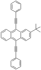 CAS#: 53134-87-5, 9,10-Bis(Phenylethynyl)-2-Tert-Butylanthracene