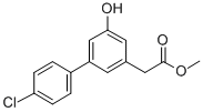 CAS 登录号：53136-99-5， 4'-氯-5-羟基-(1,1'-联苯)-3-乙酸甲酯
