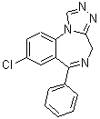 CAS#: 53180-72-6, 8-Chloro-6-Phenyl-4H-[1,2,4]Triazolo[4,3-a][1,4]Benzodiazepine