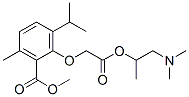 CAS 登录号：53206-86-3， (6-异丙基-2-甲氧羰基-3-甲基苯氧基)乙酸 2-二甲基氨基-1-甲基乙基酯