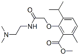 CAS#: 53206-90-9, 3-[2-(Dimethylamino)Ethylcarbamoylmethoxy]-p-Cymene-2-Carboxylic Acid Methyl Ester