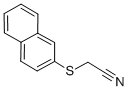 CAS 登录号：5324-69-6， 2-(2-萘基硫代)乙腈