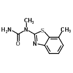 CAS#: 53284-70-1, 1-Methyl-1-(7-Methyl-1,3-Benzothiazol-2-Yl)Urea