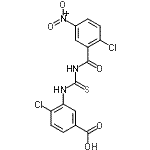 CAS#: 532951-77-2, 4-Chloro-3-{[(2-Chloro-5-Nitrobenzoyl)Carbamothioyl]Amino}Benzoic Acid