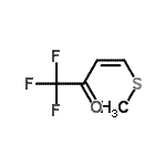 CAS 登录号：532977-10-9， (3Z)-1,1,1-三氟-4-(甲硫基)-3-丁烯-2-酮