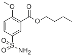 CAS 登录号：53371-99-6， 丁基5-氨基磺酰基邻茴香酸盐