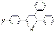 CAS 登录号：5338-59-0， 5-(4-甲氧基苯基)-5-氧代-2,3-二苯基戊腈