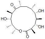 CAS#: 53428-54-9, 13-Deethyl-6,12-dideoxy-13-methyl-Erythronolide A