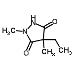 CAS 登录号：53445-99-1， 4-乙基-1,4-二甲基-3,5-吡唑烷二酮
