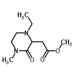 CAS#: 534603-34-4, Methyl (1-Ethyl-4-Methyl-3-Oxo-2-Piperazinyl)Acetate