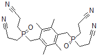 CAS#: 53506-00-6, 3-[[4-[Bis(2-cyanoethyl)phosphorylmethyl]-2,3,5,6-tetramethyl-phenyl]methyl-(2-cyanoethyl)phosphoryl]propanenitrile