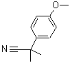 CAS 登录号：5351-07-5， 2-(4-甲氧基苯基)-2-甲基丙腈
