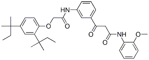 CAS#: 5355-37-3, 3-[3-[[2-[2,4-Bis(2-Methylbutan-2-Yl)Phenoxy]Acetyl]Amino]Phenyl]-N-(2-Methoxyphenyl)-3-Oxopropanamide