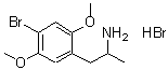 CAS 登录号：53581-53-6， (+/-)-2,5-二甲氧基-4-溴-安非他命氢溴酸盐