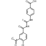 CAS#: 535948-50-6, 4-{[(4-Chloro-3-Nitrobenzoyl)Carbamothioyl]Amino}Benzoic Acid