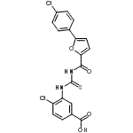 CAS#: 535963-50-9, 4-Chloro-3-({[5-(4-Chlorophenyl)-2-Furoyl]Carbamothioyl}Amino)Benzoic Acid