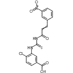 CAS#: 535965-35-6, 4-Chloro-3-({[3-(3-Nitrophenyl)Acryloyl]Carbamothioyl}Amino)Benzoic Acid