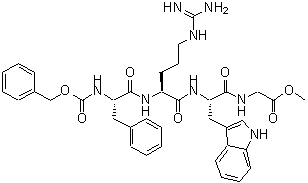 CAS 登录号：5366-34-7， N-[N-[N2-[N-[(苯基甲氧基)羰基]-L-苯丙氨酰]-L-精氨酰]-L-色氨酰]-甘氨酸甲酯