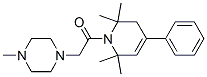 CAS 登录号：53725-55-6， 1,2,3,6-四氢-1-[(4-甲基-1-哌嗪基)乙酰基]-4-苯基-2,2,6,6-四甲基吡啶