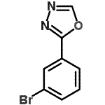 CAS 登录号：5378-34-7， 2-(3-溴苯基)-1,3,4-恶二唑