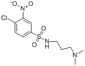 CAS 登录号：53803-81-9， 4-氯-N-[3-(二甲基氨基)丙基]-3-硝基苯磺酰胺