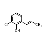 CAS#: 53889-53-5, 2-Chloro-6-[(1E)-1-Propen-1-Yl]Phenol
