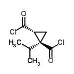 CAS#: 53922-70-6, (1S,2R)-1-Isopropyl-1,2-Cyclopropanedicarbonyl Dichloride