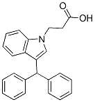 CAS#: 53924-17-7, 3-(3-Benzhydrylindol-1-Yl)Propanoic Acid