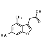 CAS#: 539807-37-9, (4,6-Dimethyl-1-Benzofuran-3-Yl)Acetic Acid