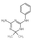 CAS#: 5405-66-3, 6,6-Dimethyl-N-phenyl-3H-1,3,5-triazine-2,4-diamine
